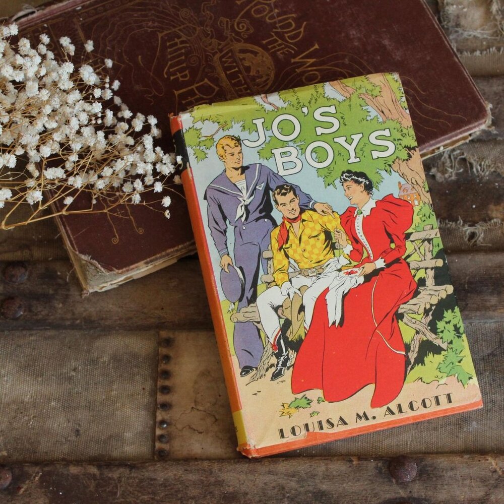 Vintage 1960s Book, "Jo's Boys" by Louisa May Alcott, A Sequel to Little Women